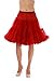 Malco Modes Luxury Vintage Knee-Length 50s Rockabilly Petticoat Underskirt, Full Layers of Soft Chiffon, 18