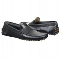 Hot Sale Men's Lacoste Concours 9 SRM Leather Navy 7 26SRM3013003 Loafers Dress shoe (MEN SIZE 12, Navy)