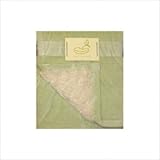 Beansprout Micro Mink Reversing to Sherpa Crib Throw Blanket, Sage