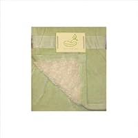 Beansprout Micro Mink Reversing to Sherpa Crib Throw Blanket