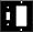 BLACK ENAMEL Switchplates Outlet Covers, Rocker, GFCI 1 Toggle/Decora