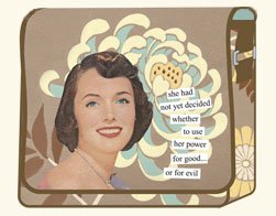 HealthPersonalCare: Anne Taintor Good or Evil Messenger Bag