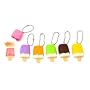 6er Set Lip Gloss-Anh�nger EIS AM STIEL