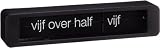 Karlsson KW0004 Flip clock Time Talks Dutch, L-16 cm, B-80 cm