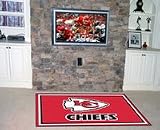 Kansas City Chiefs Area Rugs 5 x 8 size