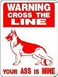 GERMAN SHEPHERD GUARD DOG Aluminum Sign 824