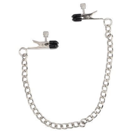 Monkeybrother Fantasy Sexy Toy Metal Nipple Clamps with Chain
