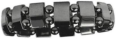 Magnetic Stretch Black Simulated Hematite Bracelet