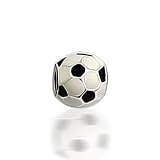 Bling Jewelry Soccer 925 Sterling Silver Sports Bead Pandora Chamilia Compatible