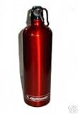 1 litre aluminium WATER Flask Bottle & carry clip