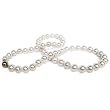 HinsonGayle AAA 8.0-8.5mm White Pearl Necklace on 14K Yellow Gold