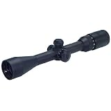 BSA 3-9X40 Red Dot Air Rifle Scope with Glass Etched and Illuminated Reticle