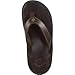 OluKai 'Ohana Leather Sandal - Dark Java/Dark Java - Men's Size 8