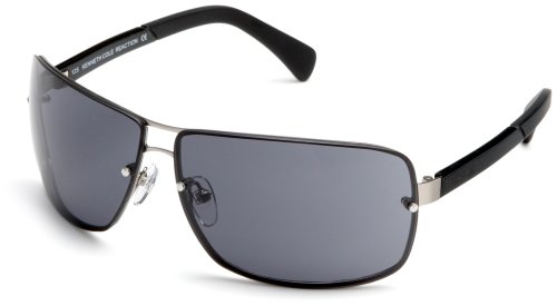 Kenneth Cole REACTION Men's KC2093 Aviator Sunglasses,Gunmetal 