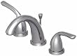 Baypointe, Chrome Finish, 2 Metal Lever Handle Widespread Lavatory Faucet