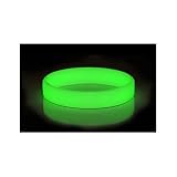 Glow in the Dark silicone wristband silicone bracelet (plain with no text)