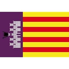 Autoaufkleber Sticker Fahne Spanien Mallorca Aufkleber