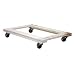 Vestil HDOF-2436-9 Open Deck Hardwood Dolly with Hard Rubber Casters, 900 lbs Capacity, 36" Length x 24" Width x 5-1/2" Height Deck