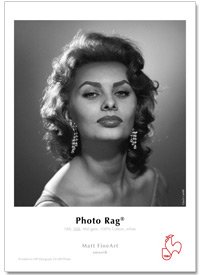 Hahnemuhle Matte Photo Rag 308 g/mA 100 % Rag smooth, white Inkjet Paper, 13x19"-25 Sheets On Sale