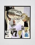 Photo File Pittsburgh Penguins Sidney Crosby With Stanley Cup 8X10 Matted Photo