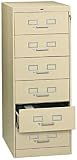 Card File, 7-Drawer, for 5 x 8 Cards, Champagne Putty TNNCF758PY
