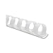 GBC CombBind Binding Spines, 0.25 Inch Spine Diameter, 25 Sheet Capacity, White, 25 Spines per Pack (4090007P)