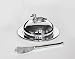 Butterglocke Ente mit Messer D 14 cm, SILBER plated / versilbert
