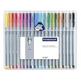 STD334SB20 - Fineliner Porous Point Pen, .3mm, 20/BX, Assorted ~ Staedtler