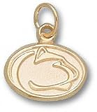 Penn State Nittany Lions Solid 10K Gold Lion Head 3/8'' Pendant