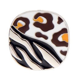 Finders Key Purse Animal Print Keychain