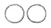 14mm TWIST SOLID .925 STERLING SILVER HINGED HOOP EARRINGS, LEAD & NICKEL FREE!