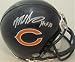 Mike Singletary Autographed/Hand Signed Chicago Bears Replica Mini Helmet with HOF 98 Inscription