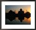 17th Century Taj Mahal Reflected in Yanuna River, Agra, Uttar Pradesh, India Styles Framed Art Poster Print by Richard I'Anson, 22x18