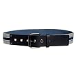 Boys Casual Stretch Gray Contrast 1.5 Inch Adjustable Belt by Milidee