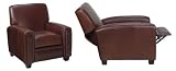 Burton Designer Style Soho Style Two Seat Leather Sofa Group: Burton Designer Style Leather Recliner