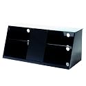 Levv TVPR2B Premier Range High Gloss Tv Cabinet For 52 inch Screens  - Black