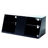 Levv TVPR2B Premier Range High Gloss Tv Cabinet For 52 inch Screens - Black