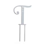 Cathy s Concepts Rhinestone Crystal Cake Topper 4 1 4 Inch Letter T