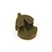Metropolitan Music Company Tourte-Style Rubber Violin Mute: One-Hole Model