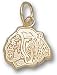 Chicago Blackhawks Head Logo 5/16 Charm/Pendant -14K/10K, Stainless Steel or Gold Plated