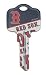 Boston Red Sox Kwikset KW1 House Key