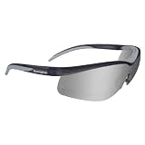 Remington T-71 Dual Mold Shooting Glasses (Silver Mirror Lens/Black Frame)