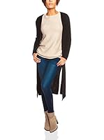 Les filles de Paris Chaqueta Punto Myrtille (Negro)