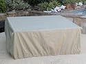 Square Firepit/Table Cover : 52 x 52 x 20 Khaki