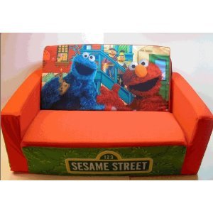 Sesame Street - Elmo and Friends Flip Open Sofa by 