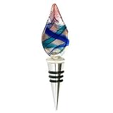 Review Puckator  / Bottle Stopper / Cap - Turquoise & Blue Leaf Design. Great Gift for Wine Lovers.
