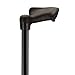 NOVA Medical Products Palm Grip Orthopedic Handle Walking Cane for Left Hand, Lightweight and Adjustable, Color Black