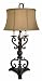 Uttermost 26916 Hope Table Lamp in Mahogany Bronze with Plated Bobeches