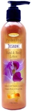 Honey Soap Shop - Jasmine Scented - Paraben Free Vitamin A-C&E Hand & Body Lotion