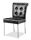 Zuo Modern Furniture Design Fox Trot Chair Black (Set Of 2) Leatherette 107 ....
